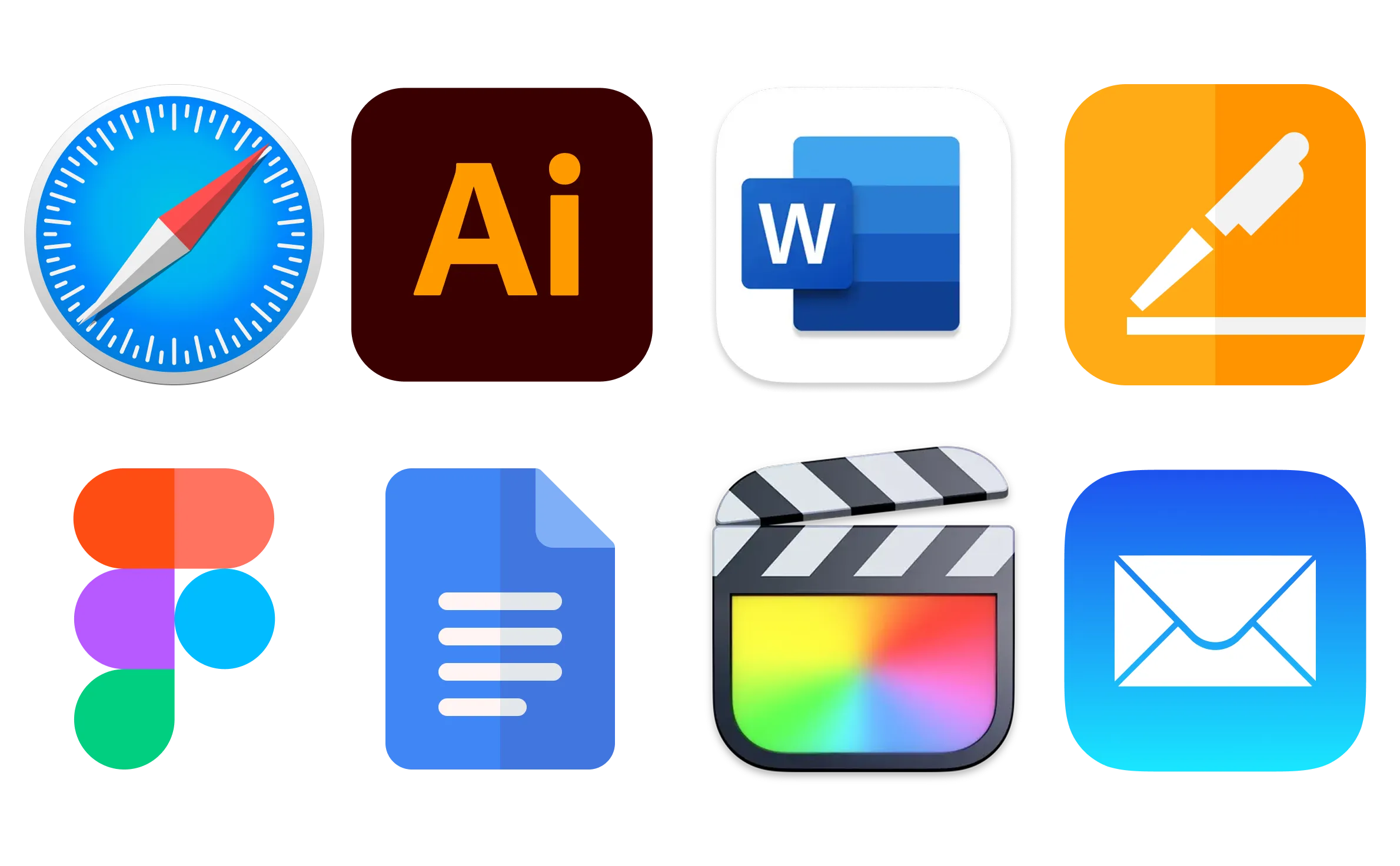PopChar for macOS works across popular apps (Safari, Adobe Illustrator, Microsoft Word, Apple Pages, Figma, Google Docs, Final Cut Pro, and Mail) so users can quickly insert special characters, symbols, and emojis anywhere.